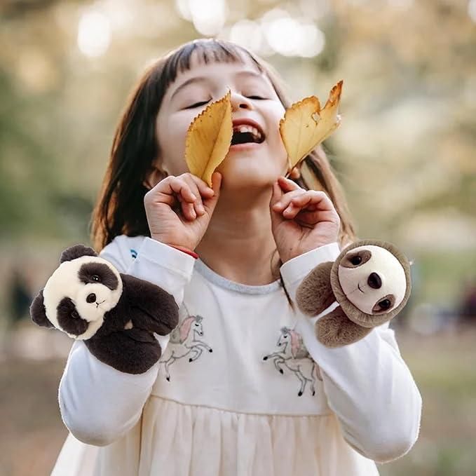 Cute Panda Plush Slap Bracelet - Soft, Adorable & Fun for All Ages