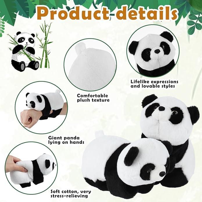 Cute Panda Plush Slap Bracelet - Soft, Adorable & Fun for All Ages
